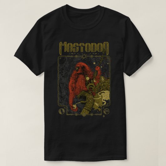 T-shirt Mastodon  Voyager  (Design devant)