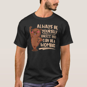 T-shirt Mat animal australien d'origine Wombat