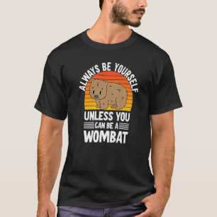 T-shirt Mat d'animal autochtone australien Wombat 3