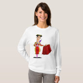 T-shirt Matador with Red Cape Spanish Bullfighter (Devant entier)