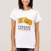 T-shirt Match de cage de Faraday (Devant)