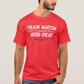 T-shirt Match de l'équipe de Naperville 3 tourbes (Devant)