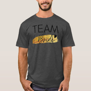 T-shirt Match de mariée de mariée de l'équipe des femmes a