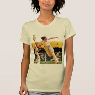 T-shirt Match de tennis de doubles