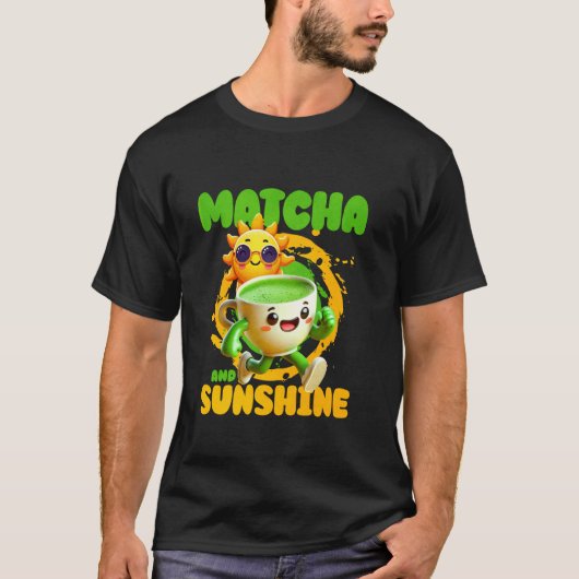 T-shirt Matcha Et Soleil (Devant)