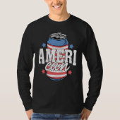 T-shirt Matching Ameri Can Drink 4th Of July Indepedence D (Devant)