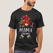 T-shirt Matching Family Fundy The Mama Gnome Christmas Gro (Devant)