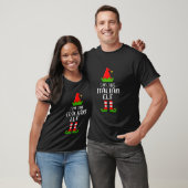 T-shirt Matching Family Group I m The Italian Elf Christma (Unisexe)