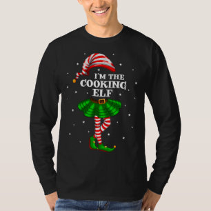 T-shirt Matching Family Group I'm The Cuisine Elf Christma