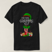 T-shirt Matching Family Group I'm The Grammy Elf Christmas (Design devant)