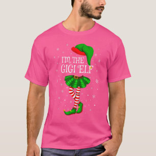 T-shirt Matching Family Group Je suis le Gigi Elf Christma
