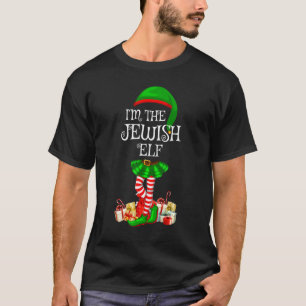 T-shirt Matching Family Group Je suis l'Elfe juif Noël
