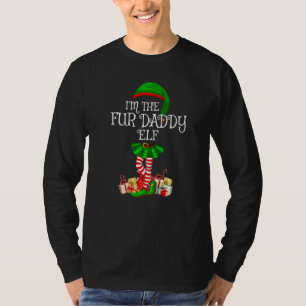 T-shirt Matching Family Group Je suis The Fur Daddy Elf Ch