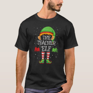 T-shirt Matching Family Group The Teacher Elf Christmas