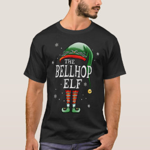 T-shirt Matching Family I'm The Bellhop Elf Christmas