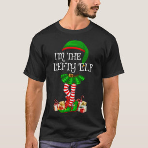 T-shirt Matching Family I'm The Lefty Elf Christmas