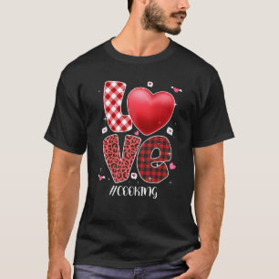 T-shirt Matching Family Love Cuisine Coeur drôle Couple Va