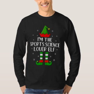 T-shirt Matching Family Spi m The Sports Science Elf Chri
