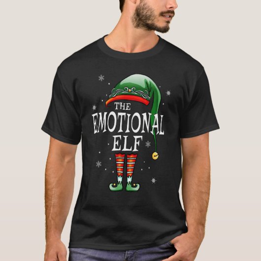 T-shirt Matching Family The Emotion Elf Christmas (Devant)