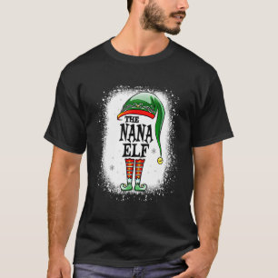 T-shirt Matching Family The Nana Elf Christmas 1