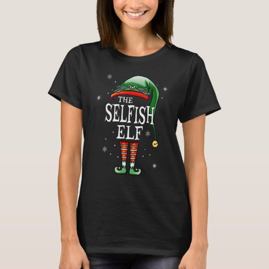 T-shirt Matching Family The Selfish Elfe Christmas (Devant)