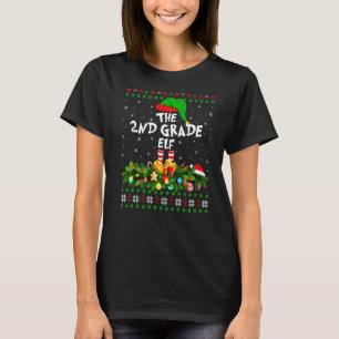 T-shirt Matching Family Ugly Le Noël des elfes de 2e année