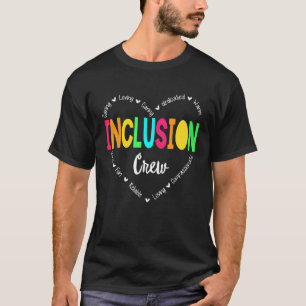 T-shirt Matching Inclusion Crew Enseignant d'éducation spé
