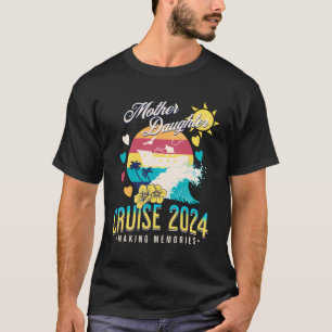 T-shirt Matching Mère Fille Croisière 2024 Vacay Making