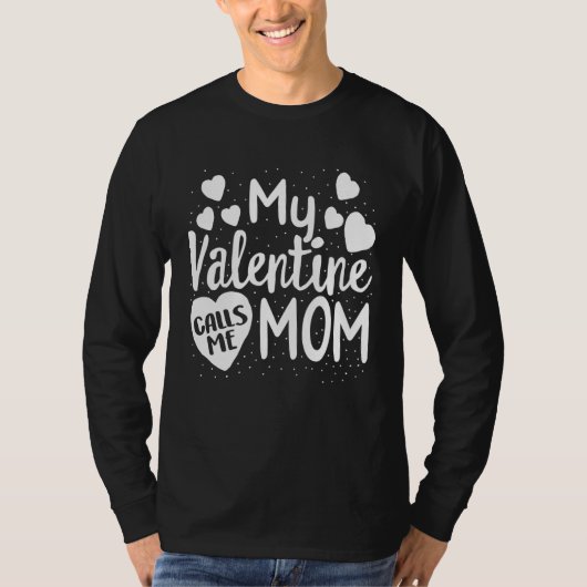 T-shirt Matching Valentines Days For Mother and Son Mom Is (Devant)
