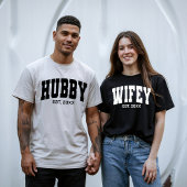 T-shirt Matching Wife and Husband Shirts for Newlyweds