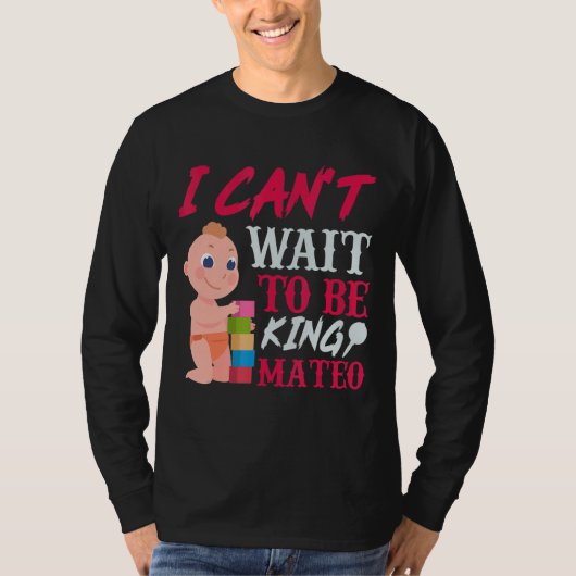 T-shirt Mateo Grossesse Faire-part bébé 9 mois Celebrat (Devant)