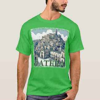 T-shirt Matera Grunge Charm of the Rock City girl