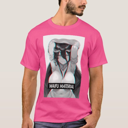 T-shirt Matériau Overlord Albedo Waifu (Devant)