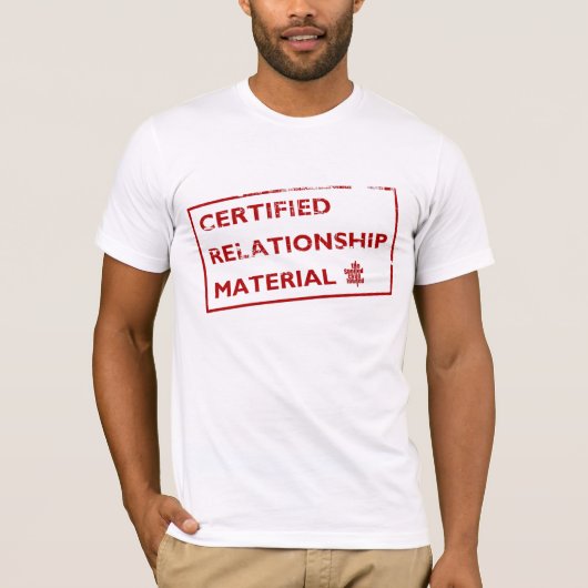 T-shirt Matériel certifié de rapport (Devant)