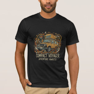 T-shirt Matériel de camping en voiture pour l'aventure de