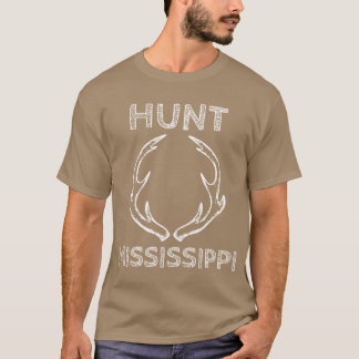 T-shirt Matériel de chasse au cerf Hunt Mississippi pour a