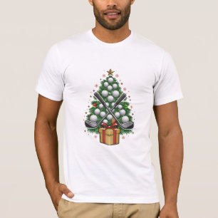 T-shirt Matériel de golf Christmas Tree Golf