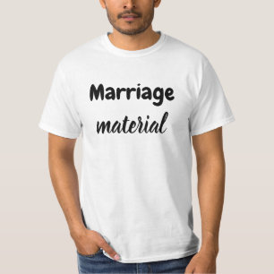 T-shirt matériel de mariage