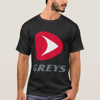 T-shirt matériel de pêche au gros gris