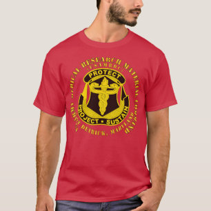 T-shirt Matériel De Recherche Médicale Cmd Ft Detrick Mary