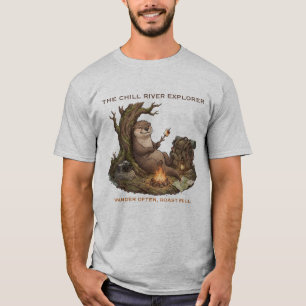 T-shirt Matériel de voyage pour l'expédition de la loutre 