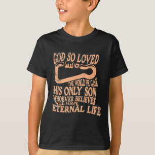 T-shirt Matériel d'escalade chrétien témoin de l'amour de