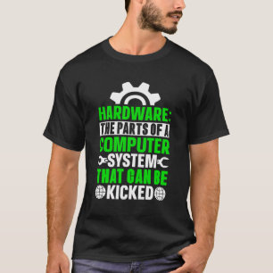 T-shirt Matériel Les Parties D'Un Système Informatique Qui