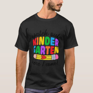 T-shirt Maternelle Attention J'arrive Drôles d'enfants Ret