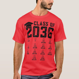T-shirt Maternelle Avant Le K Classe De Graduation De 2036