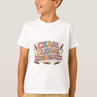 T-shirt Maternelle Crayons Chaos