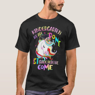 T-shirt Maternelle Nous Avons Terminé 1ère Année Ici Nous