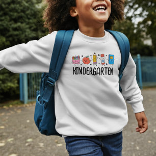 T-shirt Maternelle Rentrée Scolaire Dessin Mignon 