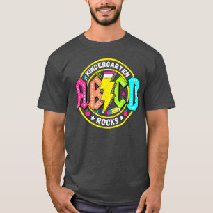 T-shirt Maternelle Rocks ABCD Retour à l'école Drôle Rocke