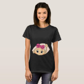 T-SHIRT MATERNITÉ AMUSANTE, GROSSESSE, ENCEINTE (Devant entier)